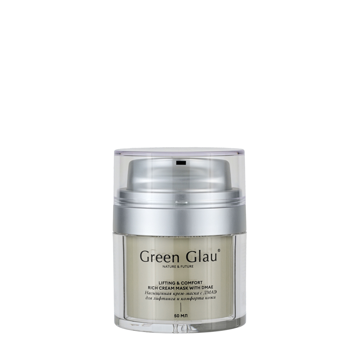 картинка Насыщенная крем-маска с ДМАЭ для лифтинга и комфорта кожи от Green Glau